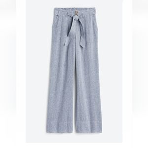 Mason & Belle Chambray Wide Leg Pants